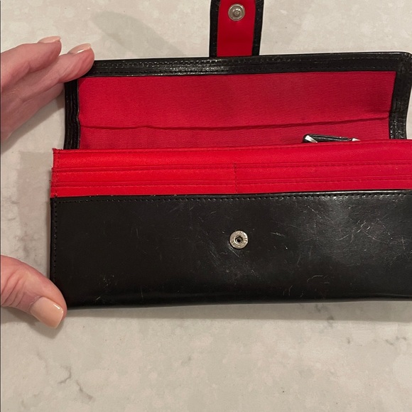 HOBO Black Leather Clutch Wallet - Picture 2 of 3